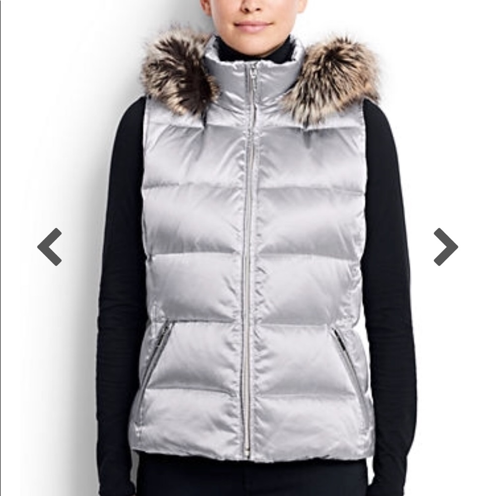 Lands End Hooded down vest
